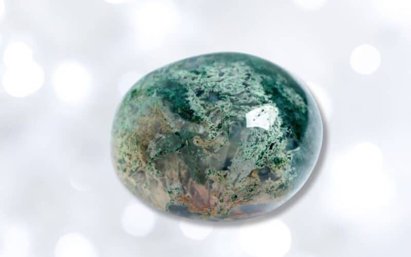 มอสอาเกต Moss Agate แกร่งกล้าเดินหน้าสู่ความสำเร็จ